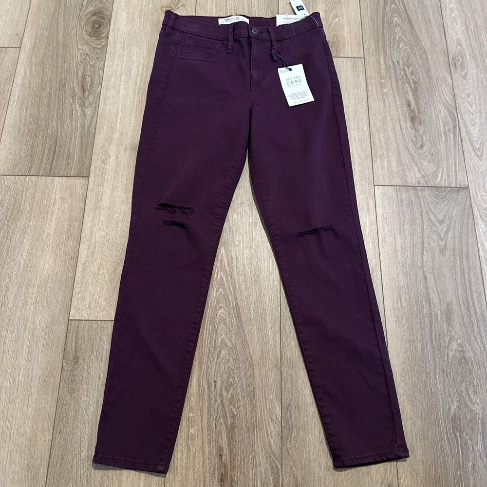 Gap Women's High Stretch Easy Leggings Mid Rise 29R/8 NEW Indigo Skinny